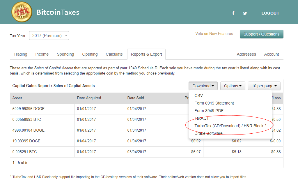 How to file crypto taxes turbotax mua quyen dao zcash