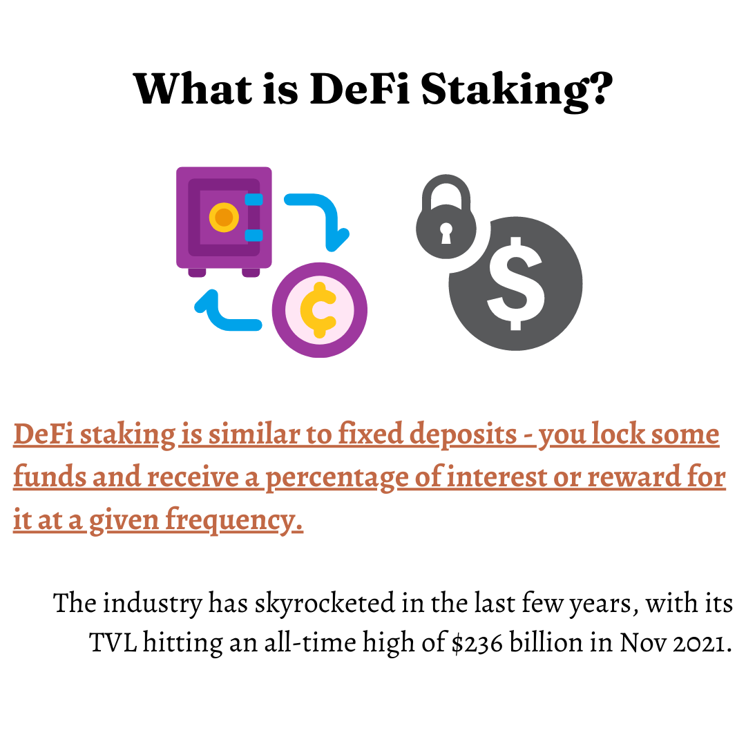what is defi staking