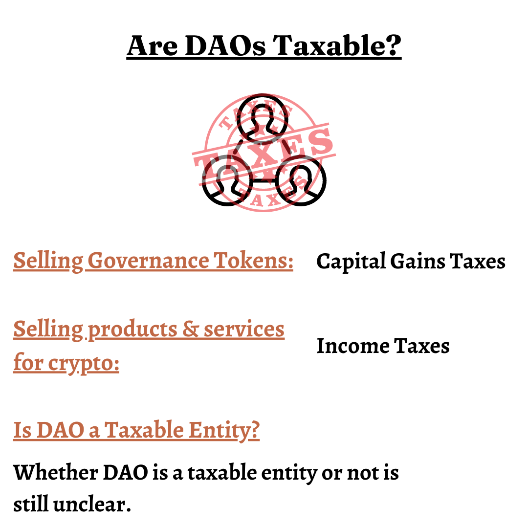 Are DAOs Taxable