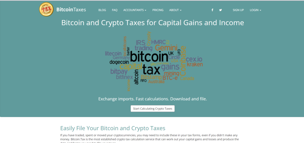 Best crypto tax software - Bitcoin.Tax
