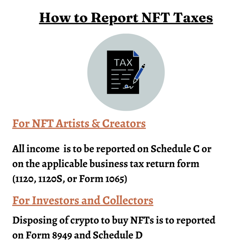 How to report nft taxes