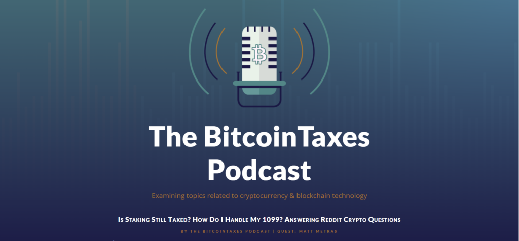 crypto podcasts - the bitcointaxes