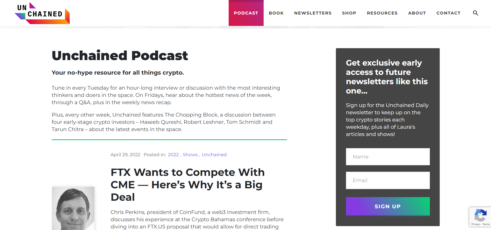 crypto podcast unchained