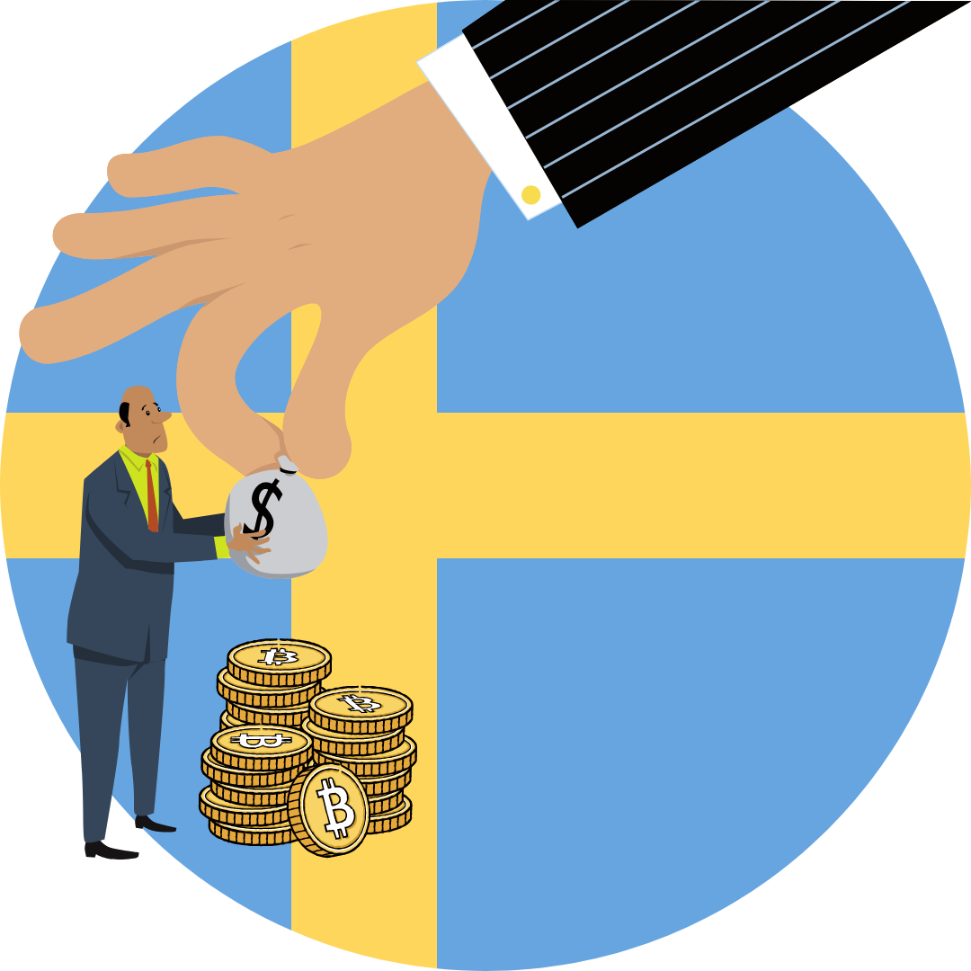 sweden cryptocurrency tax