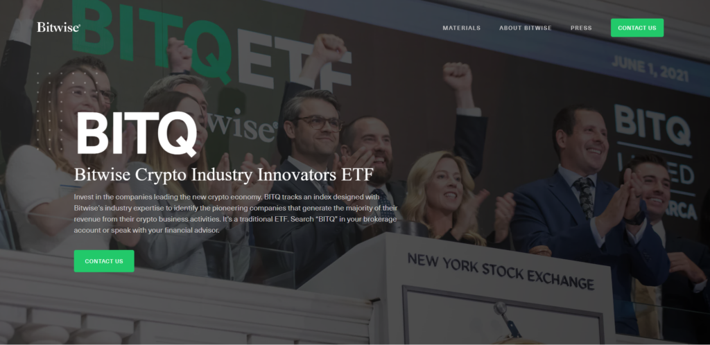 Bitwise Crypto Industry Innovators ETF (BITQ)
