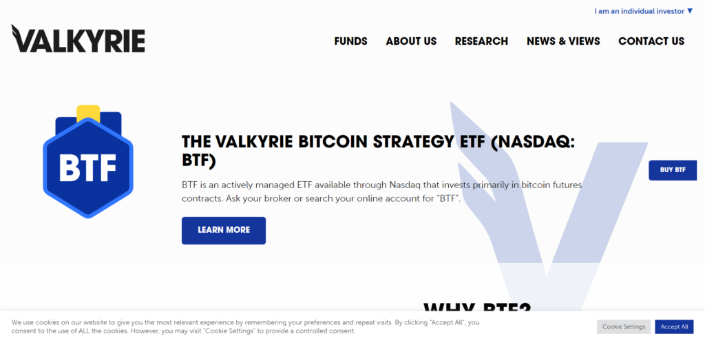 Valkyrie Bitcoin Strategy ETF