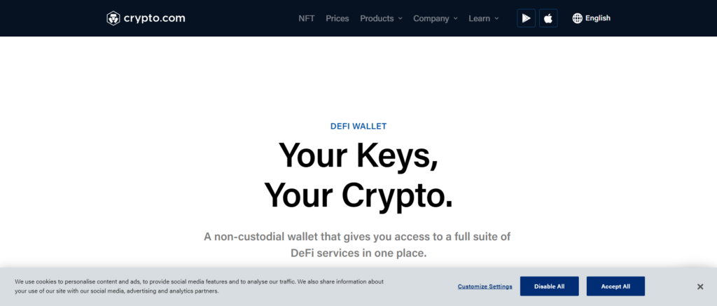 Crypto.com - Best Non-Custodial Crypto Wallet