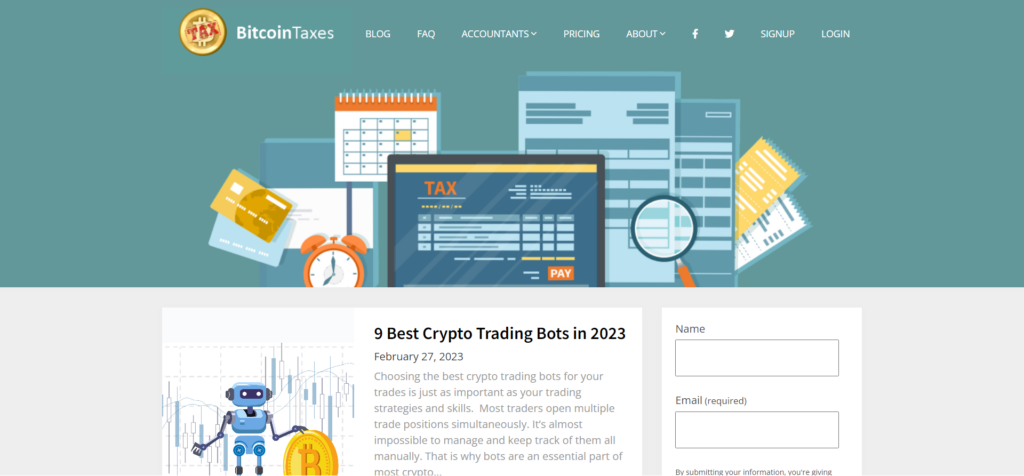 Bitcoin.Tax Blog - Best Crypto News Outlets