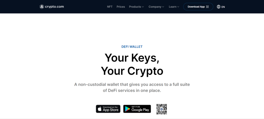 Crypto.com DeFI Wallet