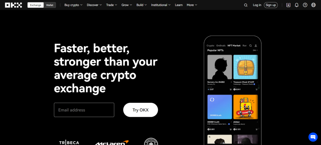 OKX -Cheapest Crypto Exchanges