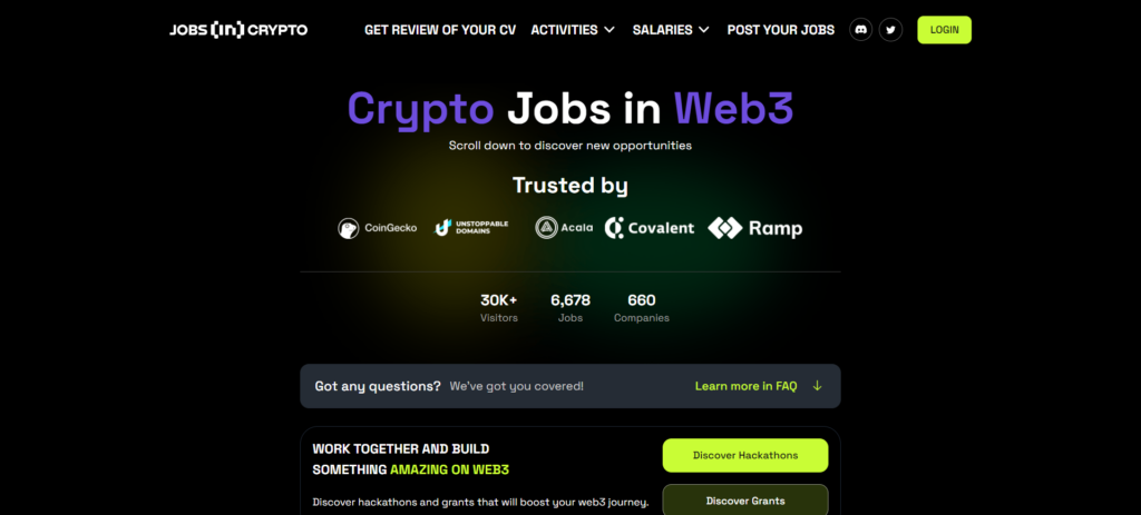 Best Platforms to find crypto-paying jobs - BeInCrypto