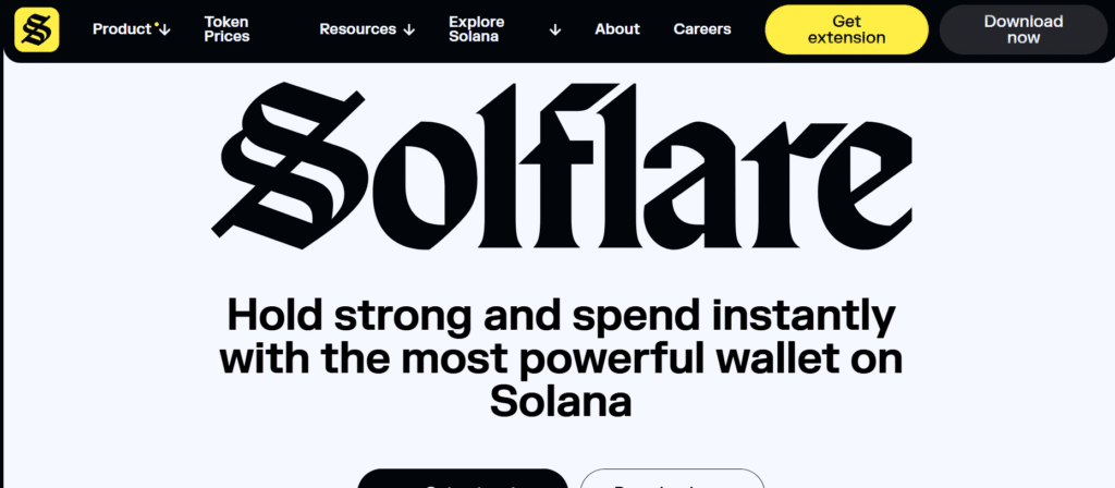 Solflare (Best for Staking & Power Users)