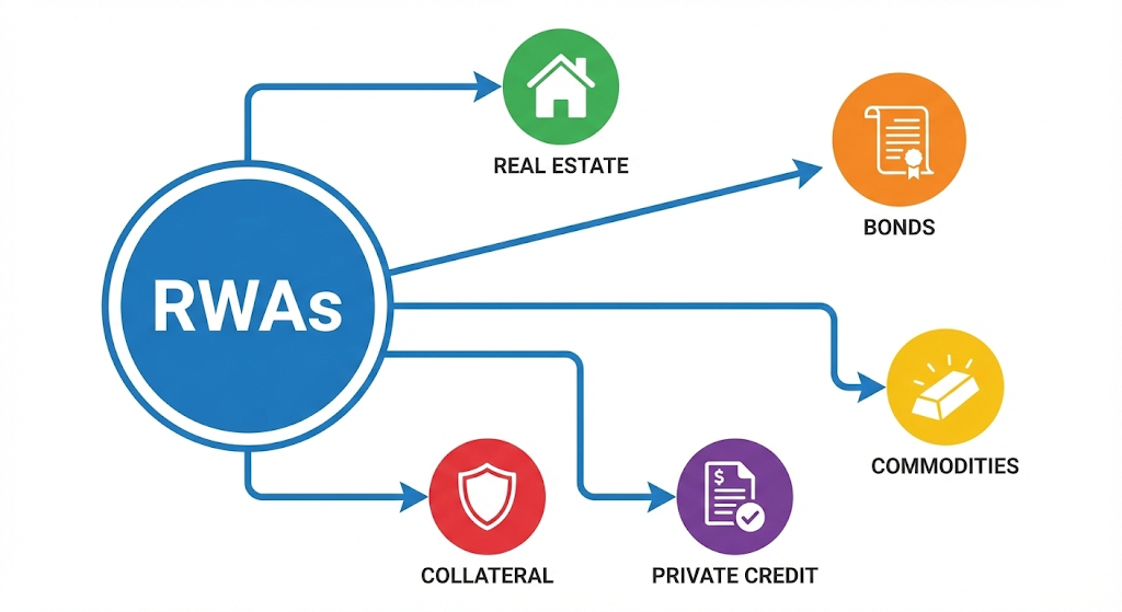What Types of Assets Are Tokenized as RWAs in Crypto? 