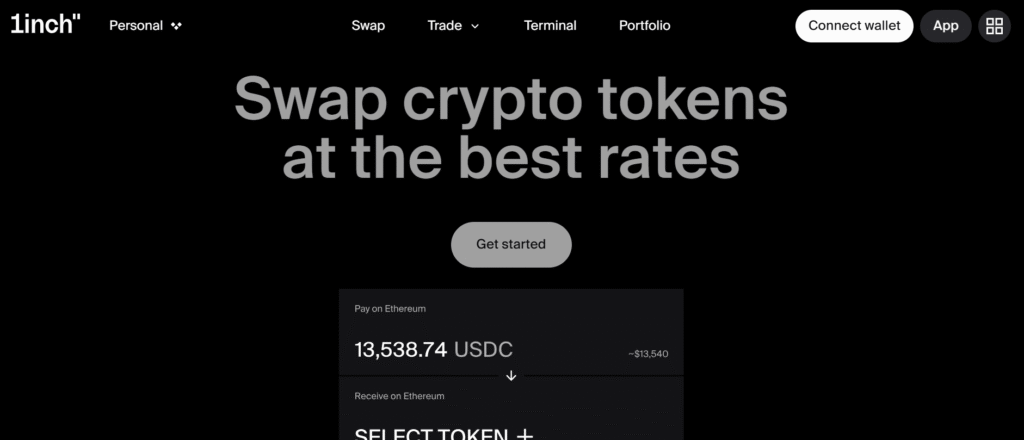 1inch is one of the Best dApps on BNB Chain