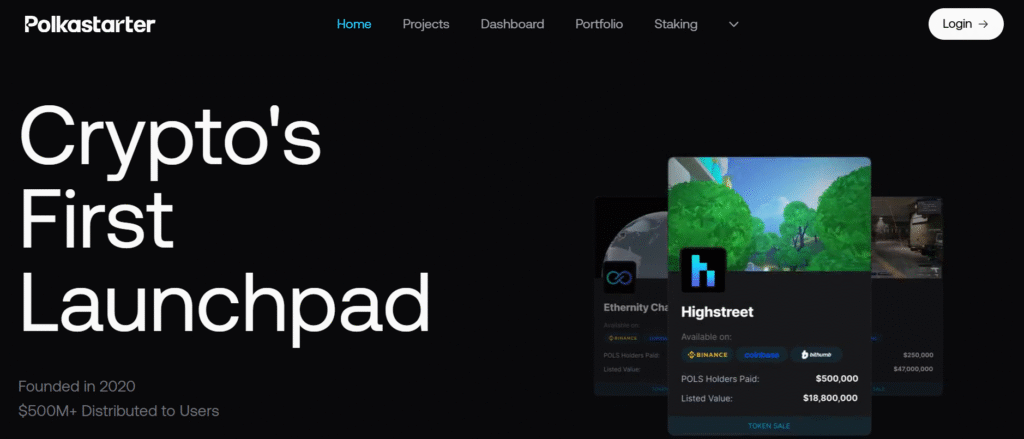 Polkastarter is one of the best crypto launchpad platforms 