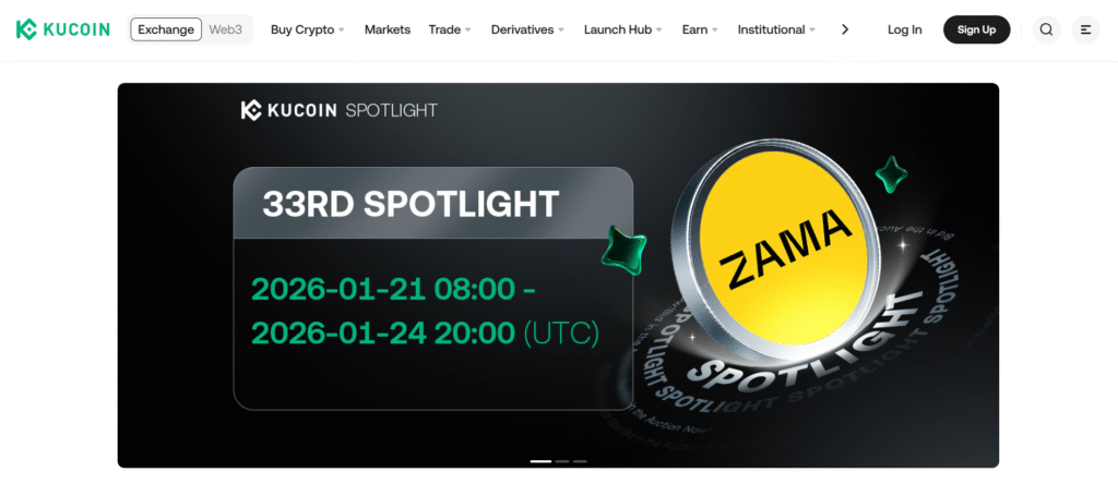 KuCoin Spotlight is one of the best crypto launchpad platforms 