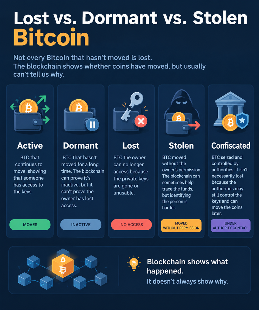 Biggest Lost Bitcoin Wallets vs. Biggest Dormant or Stolen Bitcoin Wallets